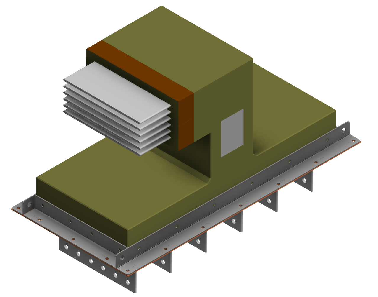 Busbar IBAR-CXA-Panel Flange Edgewise