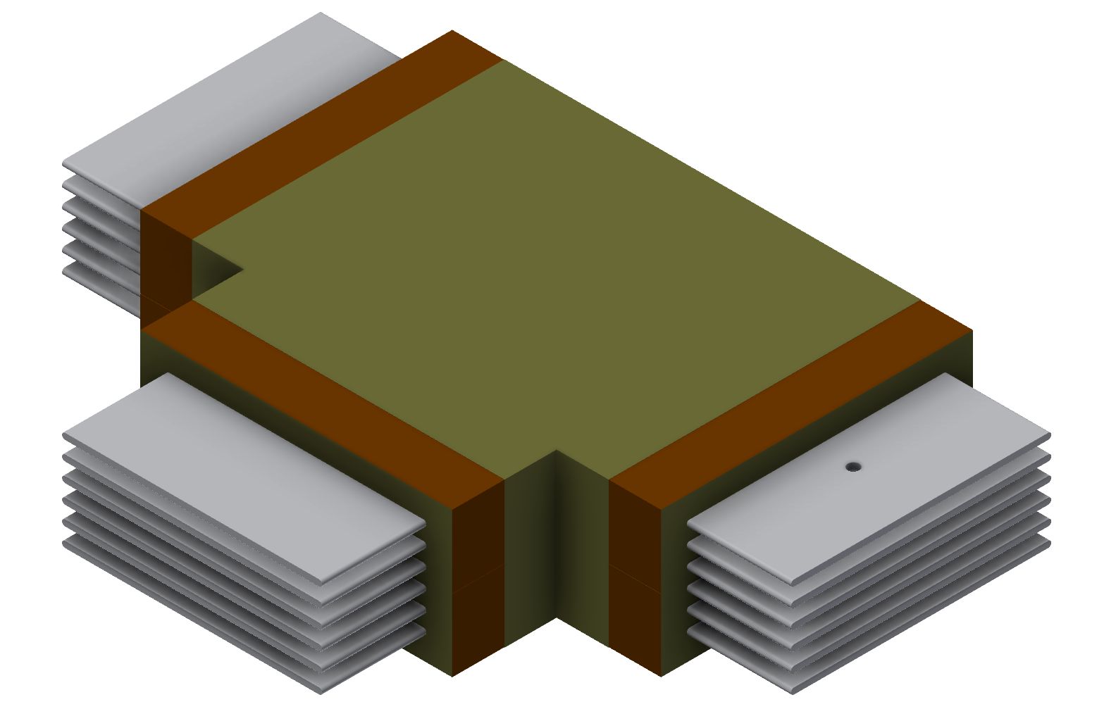 Busbar IBAR-CXA-Tee Flatwise